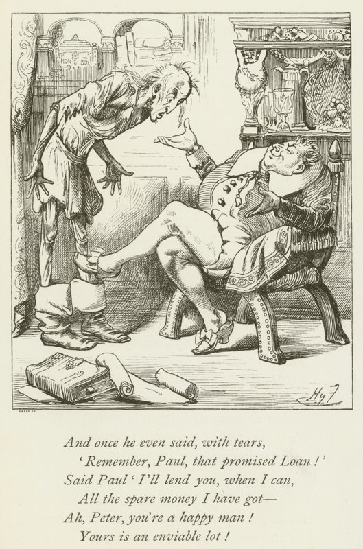 Ilustração para Sylvie e Bruno por Lewis Carroll de Harry Furniss