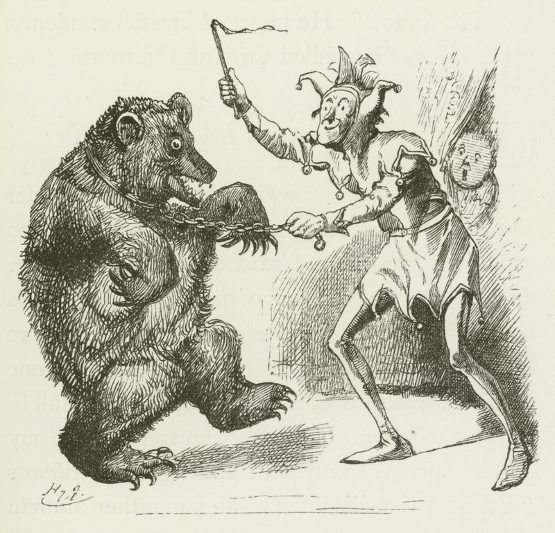 Ilustração para Sylvie e Bruno por Lewis Carroll de Harry Furniss