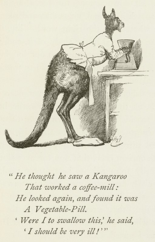 Ilustração para Sylvie e Bruno por Lewis Carroll de Harry Furniss