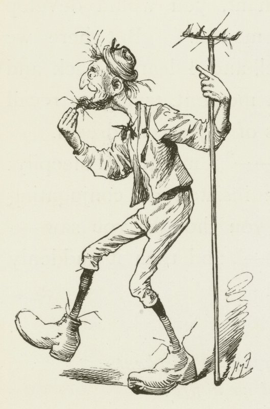 Ilustração para Sylvie e Bruno por Lewis Carroll de Harry Furniss