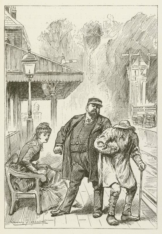 Ilustração para Sylvie e Bruno por Lewis Carroll de Harry Furniss