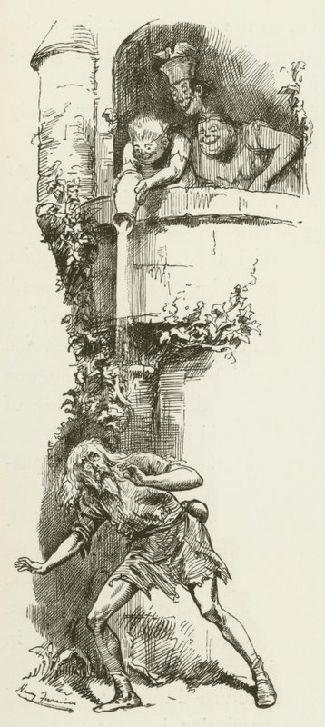 Ilustração para Sylvie e Bruno por Lewis Carroll de Harry Furniss