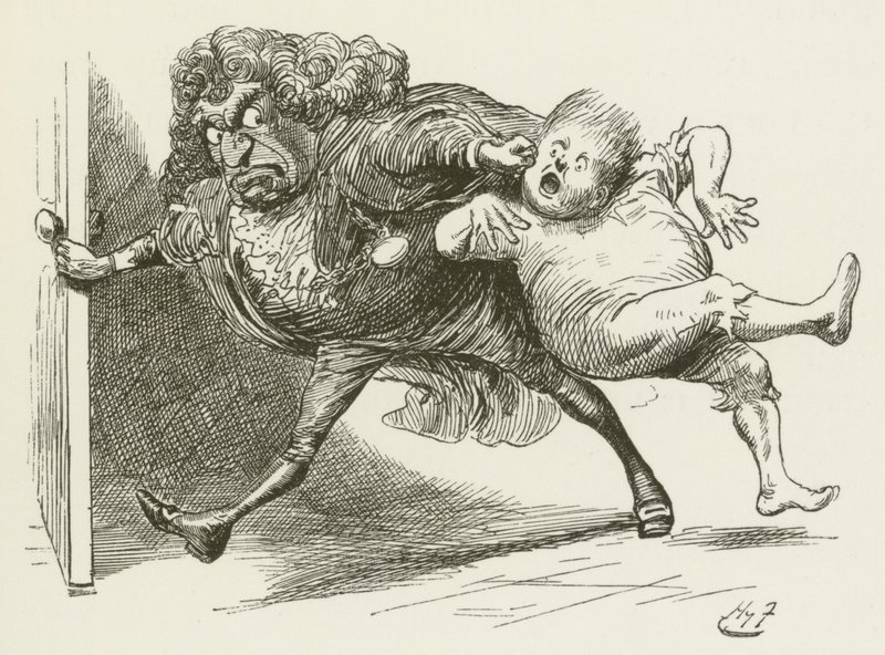 Ilustração para Sylvie e Bruno por Lewis Carroll de Harry Furniss