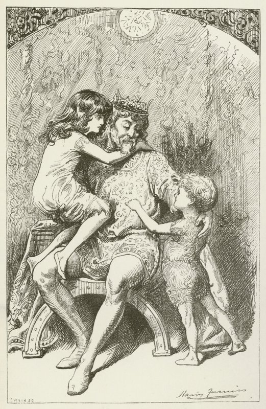 Ilustração para Sylvie e Bruno por Lewis Carroll de Harry Furniss