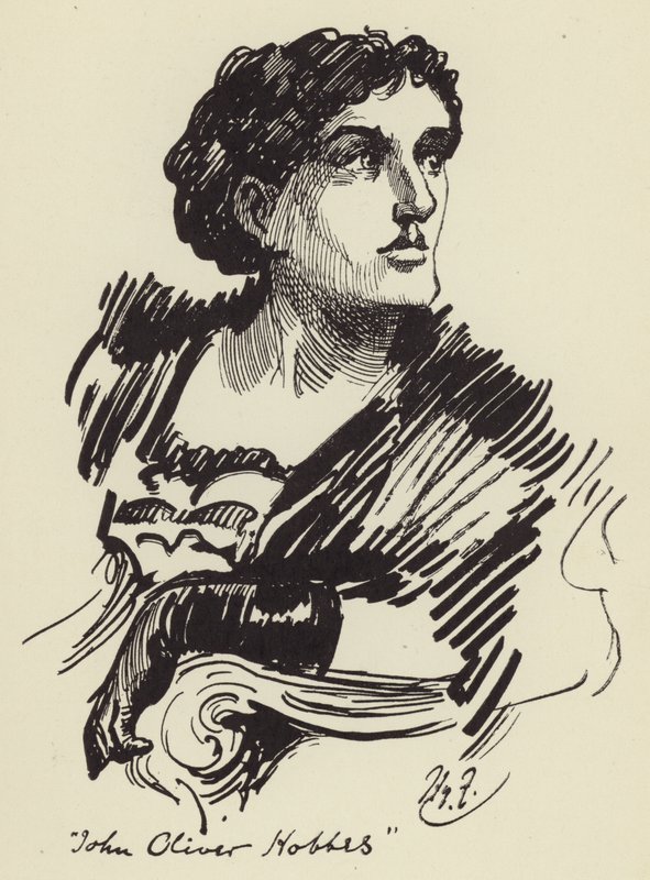 John Oliver Hobbes de Harry Furniss