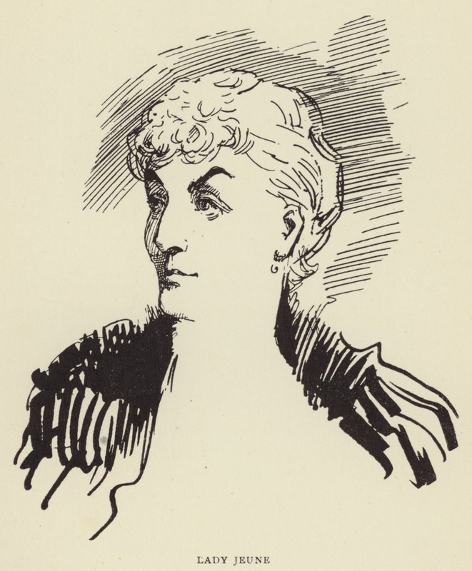 Jovem senhora de Harry Furniss