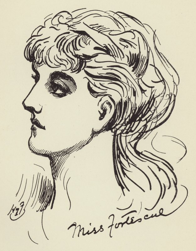 Miss Fortescue de Harry Furniss