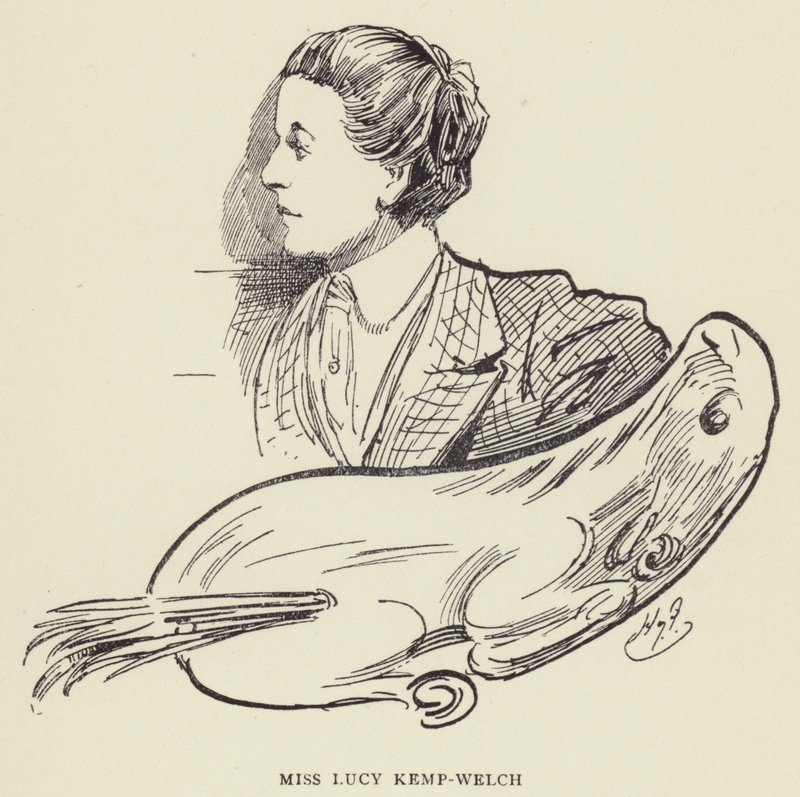 Miss Lucy Kemp-Welch de Harry Furniss
