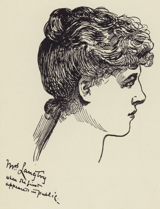 Mrs Langtry de Harry Furniss