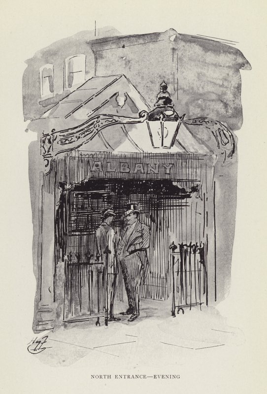 Entrada norte, noite de Harry Furniss