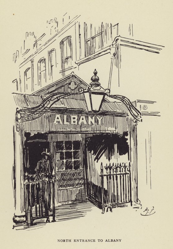 Entrada norte para Albany de Harry Furniss