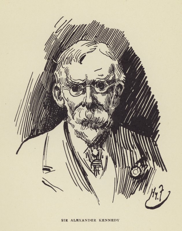 Sir Alexander Kennedy de Harry Furniss