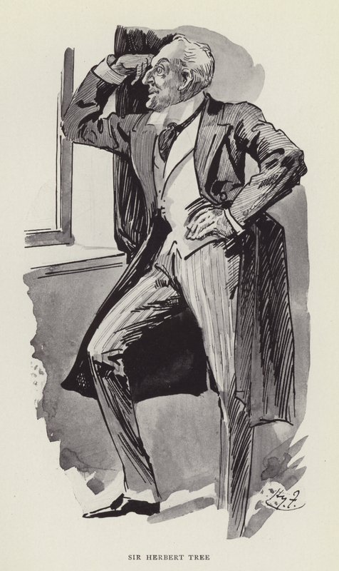 Sir Herbert Tree de Harry Furniss