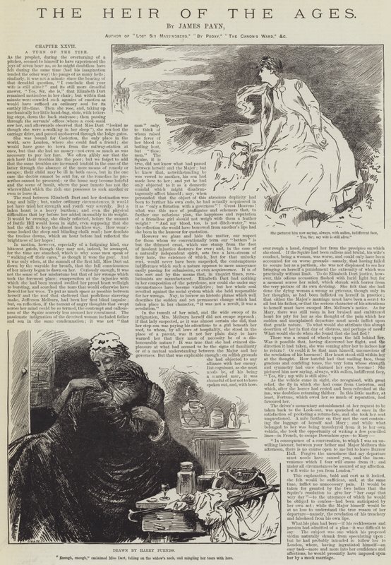 O herdeiro das idades, por James Payn de Harry Furniss
