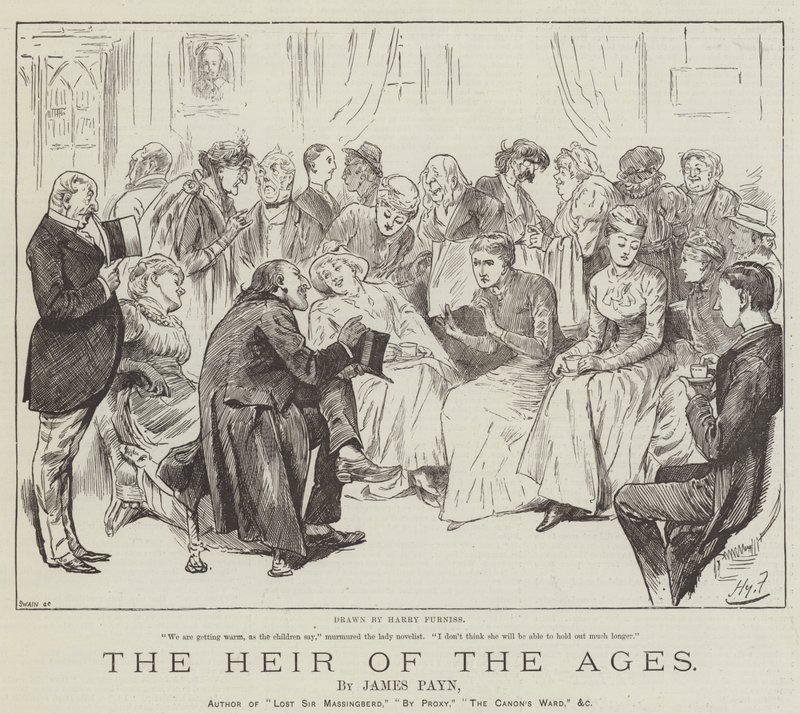 O herdeiro das idades, por James Payn de Harry Furniss