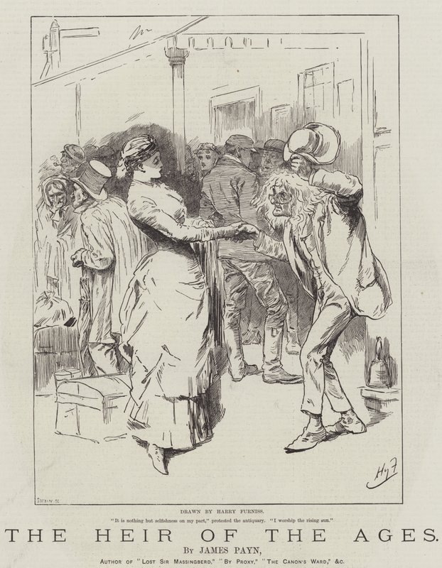 O herdeiro das idades, por James Payn de Harry Furniss