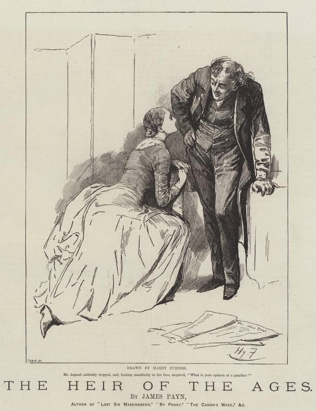 O herdeiro das idades, por James Payn de Harry Furniss