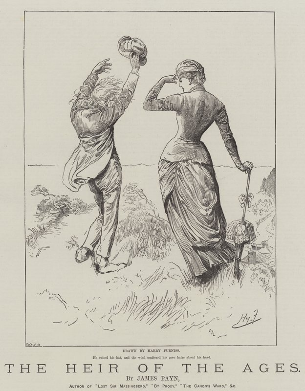 O herdeiro das idades, por James Payn de Harry Furniss