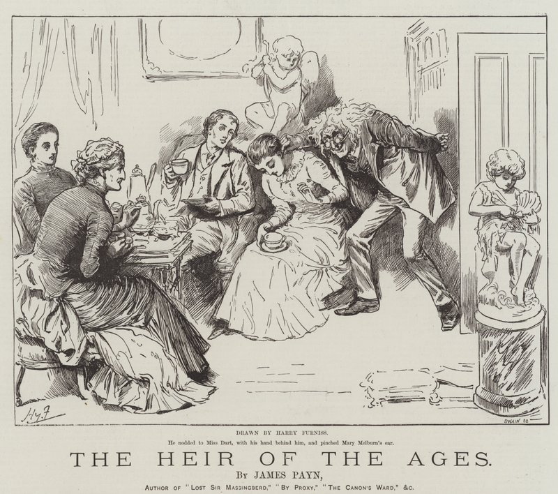 O herdeiro das idades, por James Payn de Harry Furniss