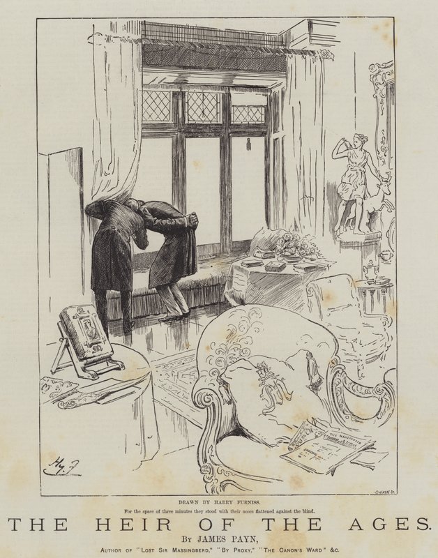 O herdeiro das idades, por James Payn de Harry Furniss