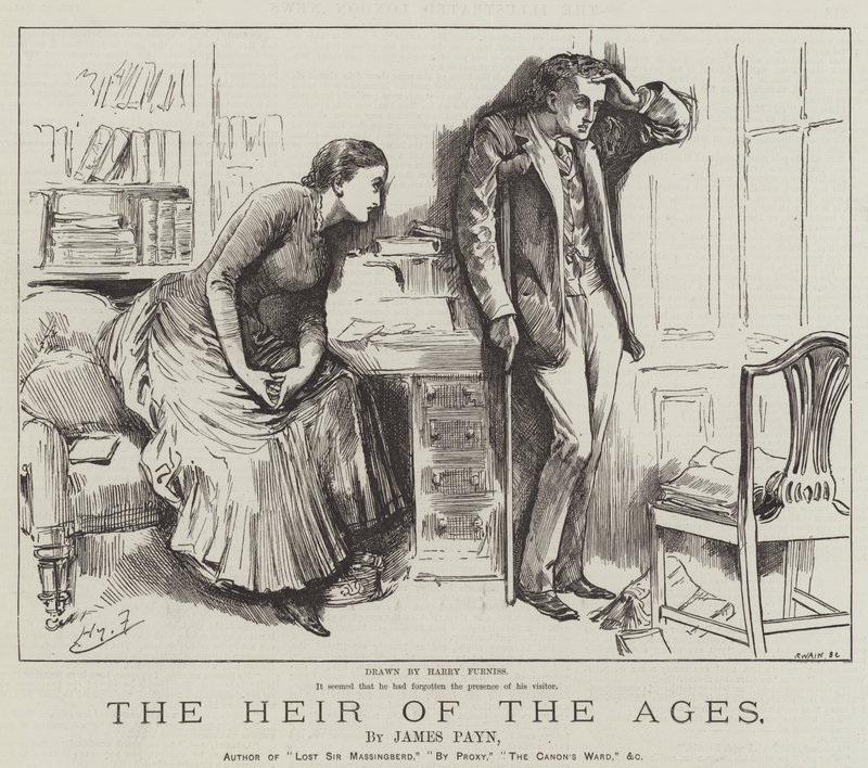 O herdeiro das idades, por James Payn de Harry Furniss