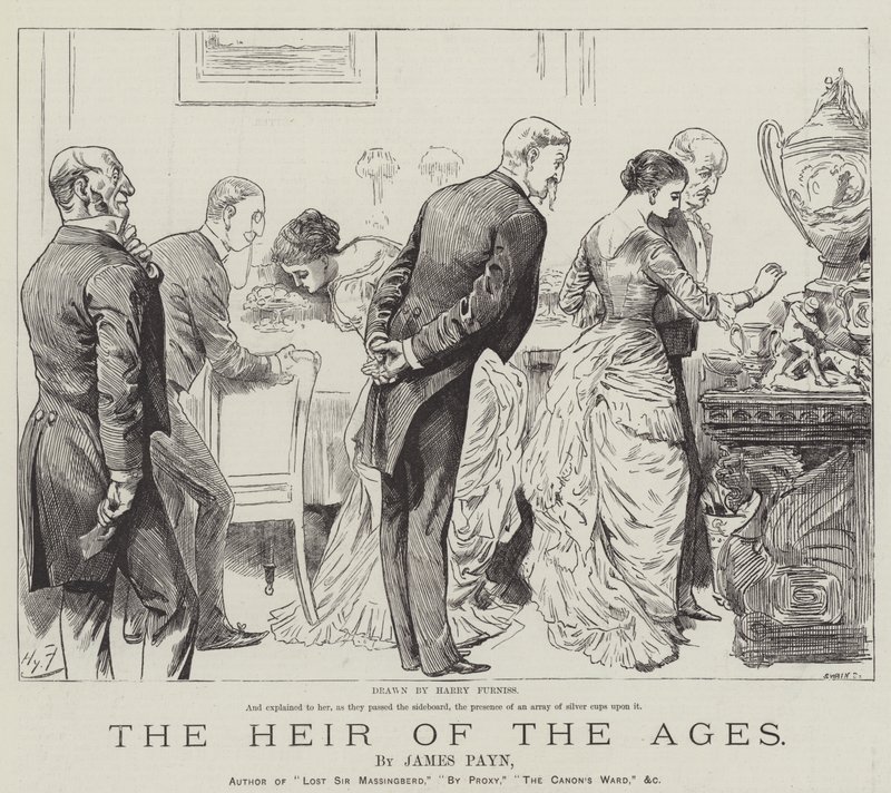 O herdeiro das idades, por James Payn de Harry Furniss