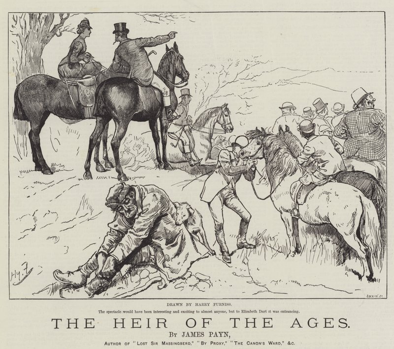O herdeiro das idades, por James Payn de Harry Furniss