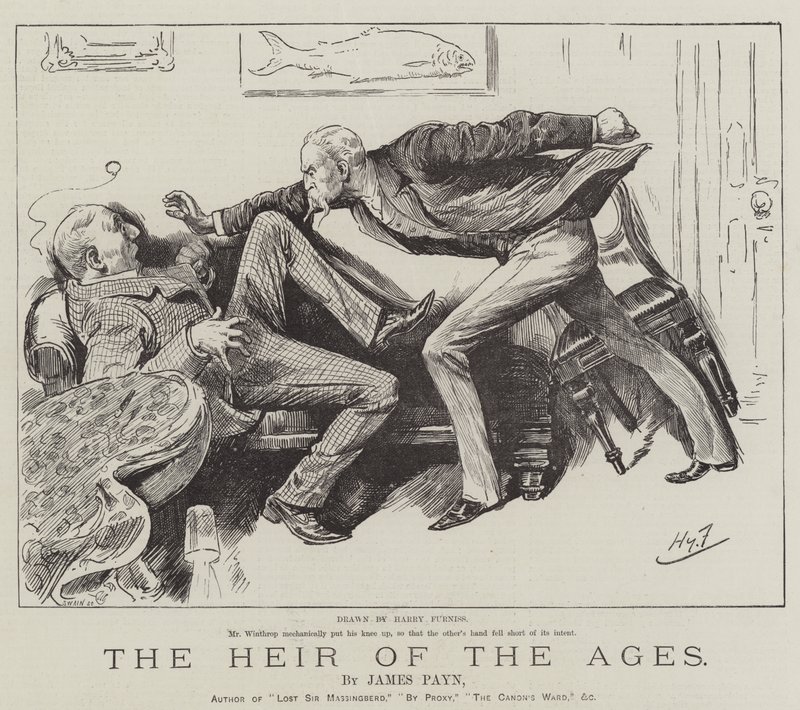 O herdeiro das idades, por James Payn de Harry Furniss