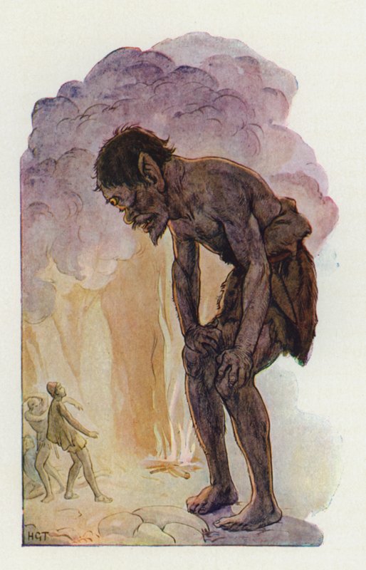 Ciclope (litografia a cores) de Harry George Theaker