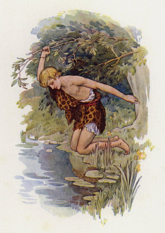 Narciso (litografia a cores) de Harry George Theaker