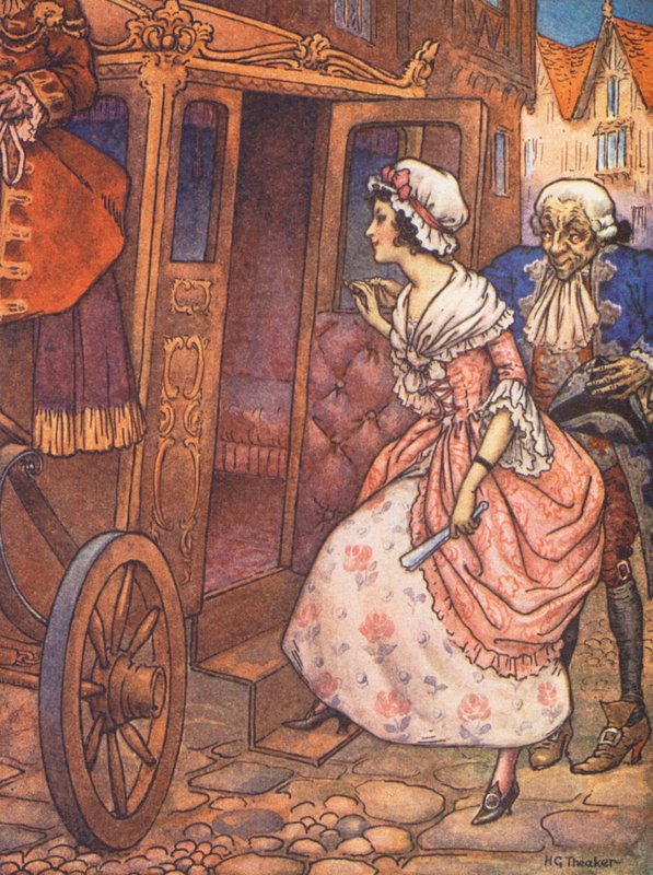 As Lendas de Ingoldsby (litografia a cores) de Harry George Theaker