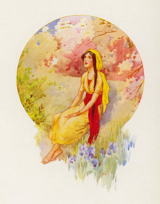 A filha de Jairo (litografia a cores) de Harry George Theaker