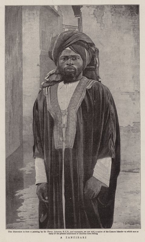 Um zanzibari de Harry Hamilton Johnston