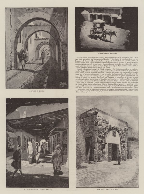 Cenas de Tripoli de Harry Hamilton Johnston