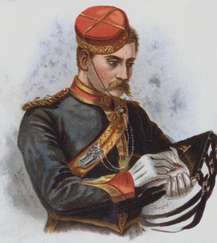 Um Capitão do 12º Lanceiro (chromolitho) de Harry Payne