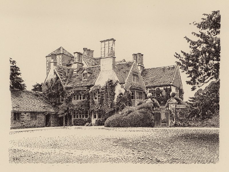 Cote House, Bampton, Oxfordshire (cor litho) de Harry Percy Clifford