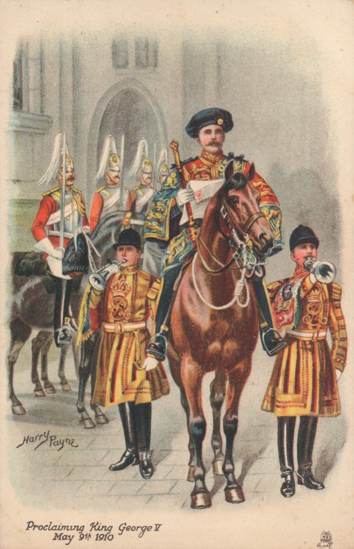 Proclamando o rei George V de Harry and Arthur Charles Payne