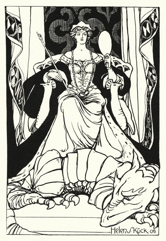 Lucifera (engraving) de Helen S. Kuck