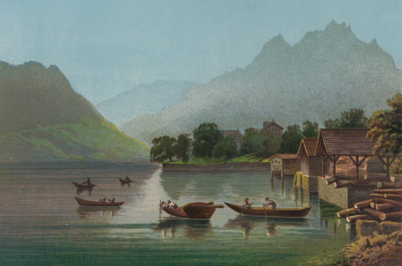 Lago de Lucerna e o Monte Pilatus de Helga von Cramm