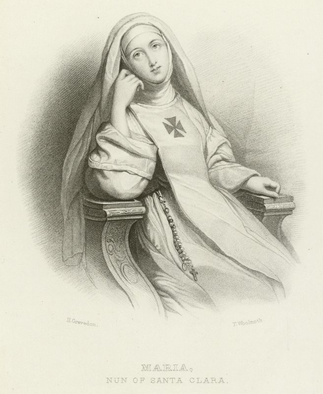 Maria, freira de Santa Clara de Henri Grevedon