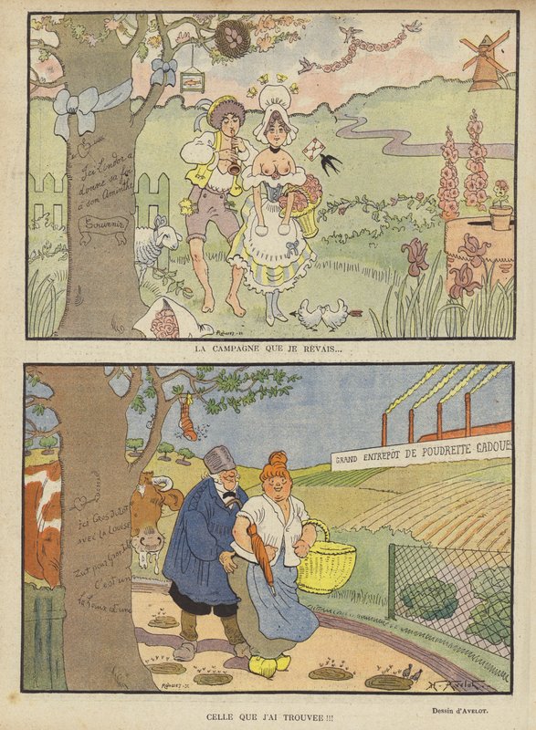 Ilustração para o riso de Henri Avelot