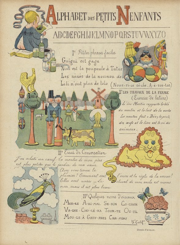 Ilustração para o riso de Henri Avelot