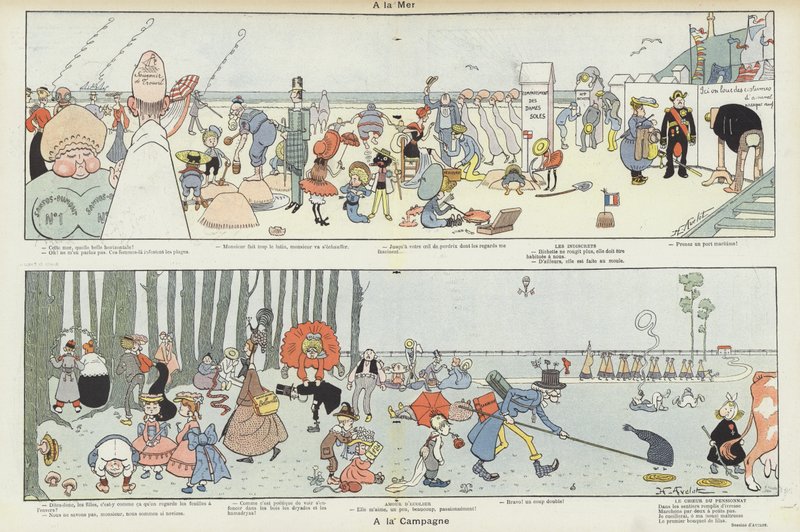 Ilustração para o riso de Henri Avelot