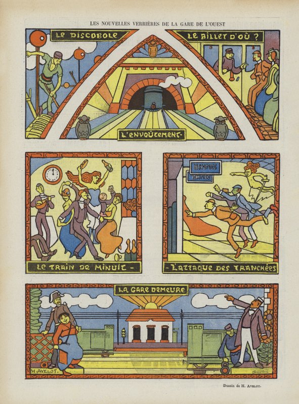 Ilustração para o riso de Henri Avelot