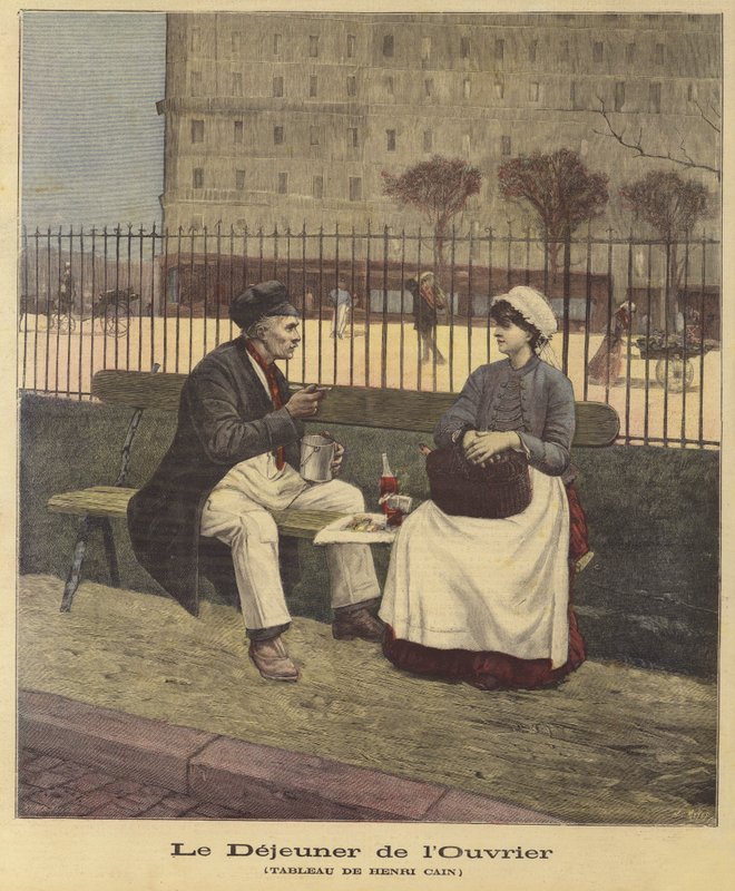 O almoço dos trabalhadores de Henri Cain