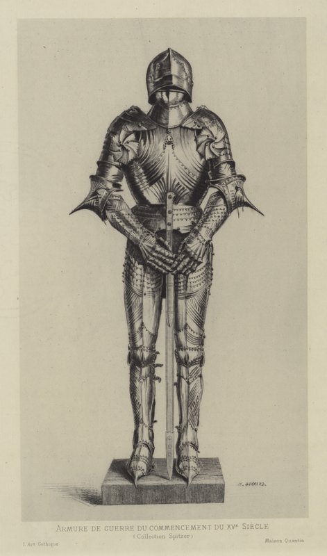 Terno de armadura, início do século XV de Henri Charles Guérard