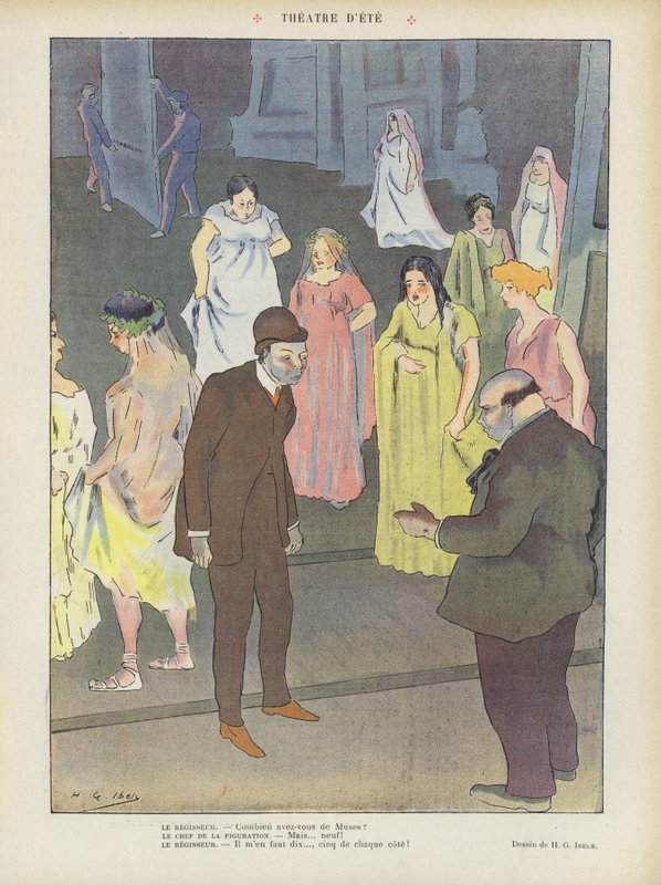 Ilustração para o riso de Henri Gabriel Ibels