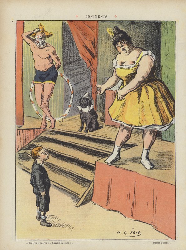 Ilustração para o riso de Henri Gabriel Ibels