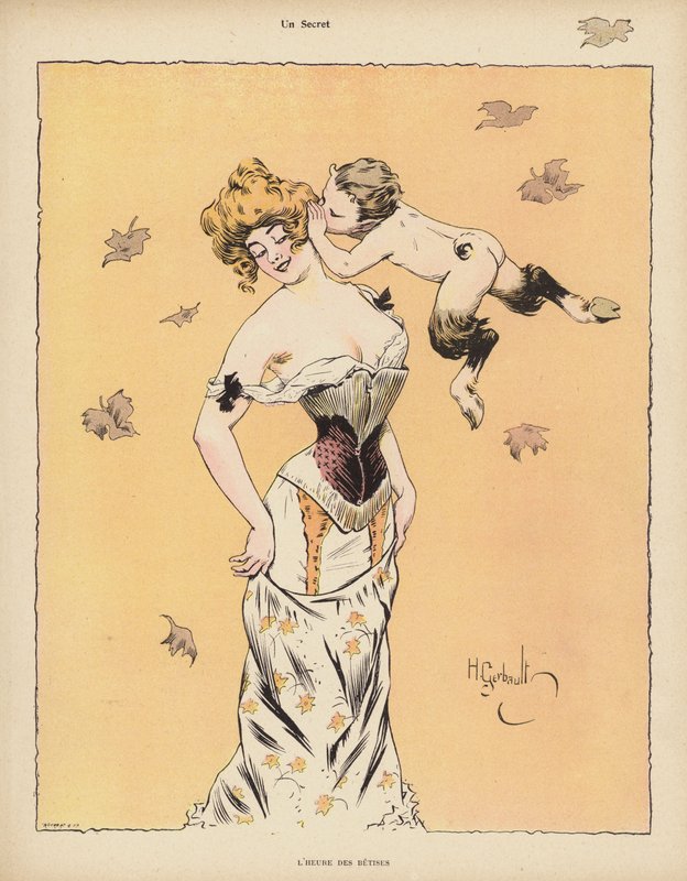 Um segredo (cor litho) de Henri Gerbault