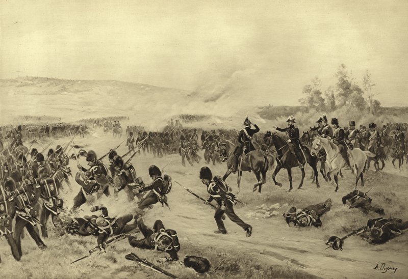 Batalha de Alma, 1854 (gravura) de Henri Louis Dupray